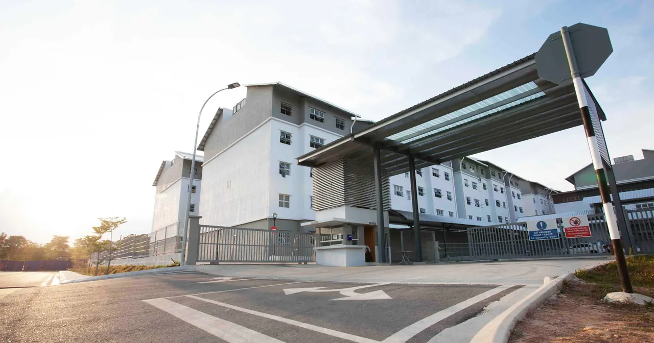 Permas Dormitory accommodation blocks.